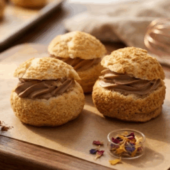 巧克力泡芙(3入)