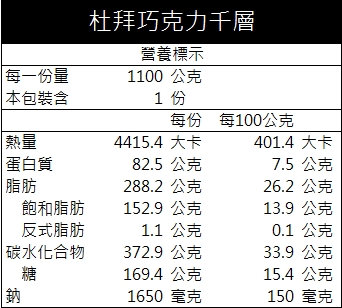 杜拜巧克力千層(8吋)